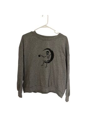 SHEIN Gray Casual Crewneck Sweatshirt